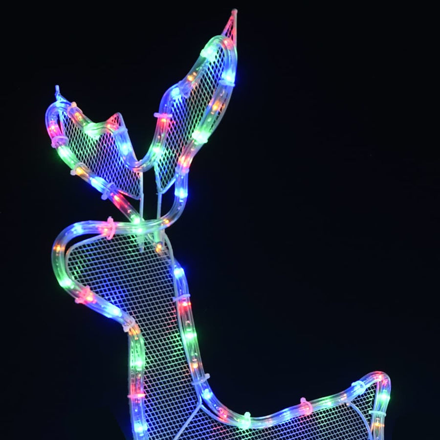 Kerstverlichting Rendier En Slee Met Mesh 432 Led's