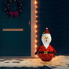 Kerstman Decoratief Led 90 Cm Luxe Stof