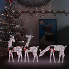 Kerstverlichting rendierfamilie 270x7x90 cm warmwit goud