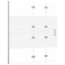 Douchewand Inklapbaar 120X140 Cm Esg Wit