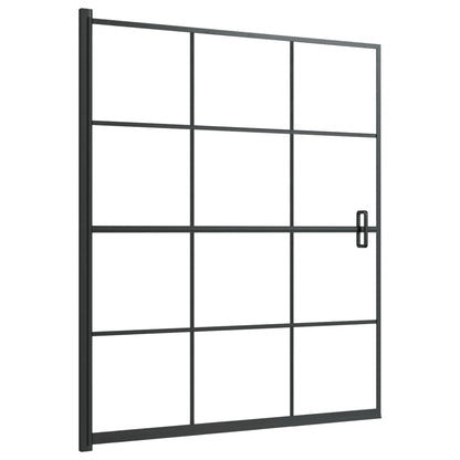 Douchewand Esg Zwart 116 x 140 cm