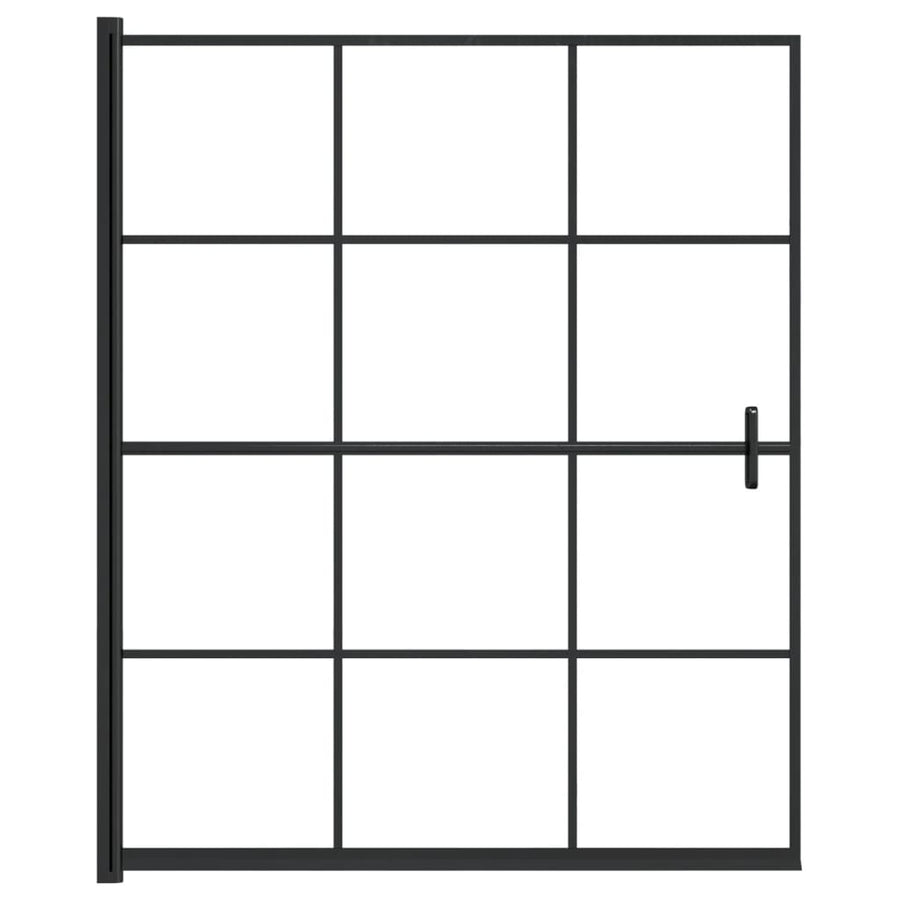 Douchewand Esg Zwart 116 x 140 cm