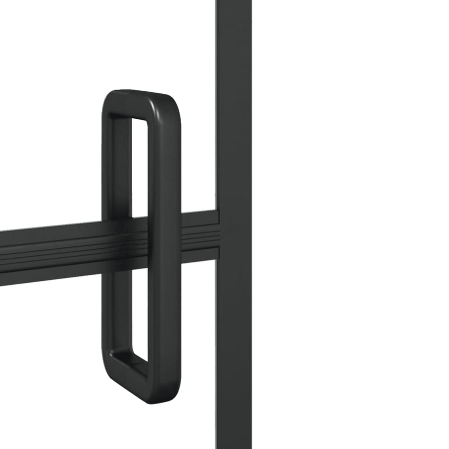 Douchewand Esg Zwart 116 x 140 cm
