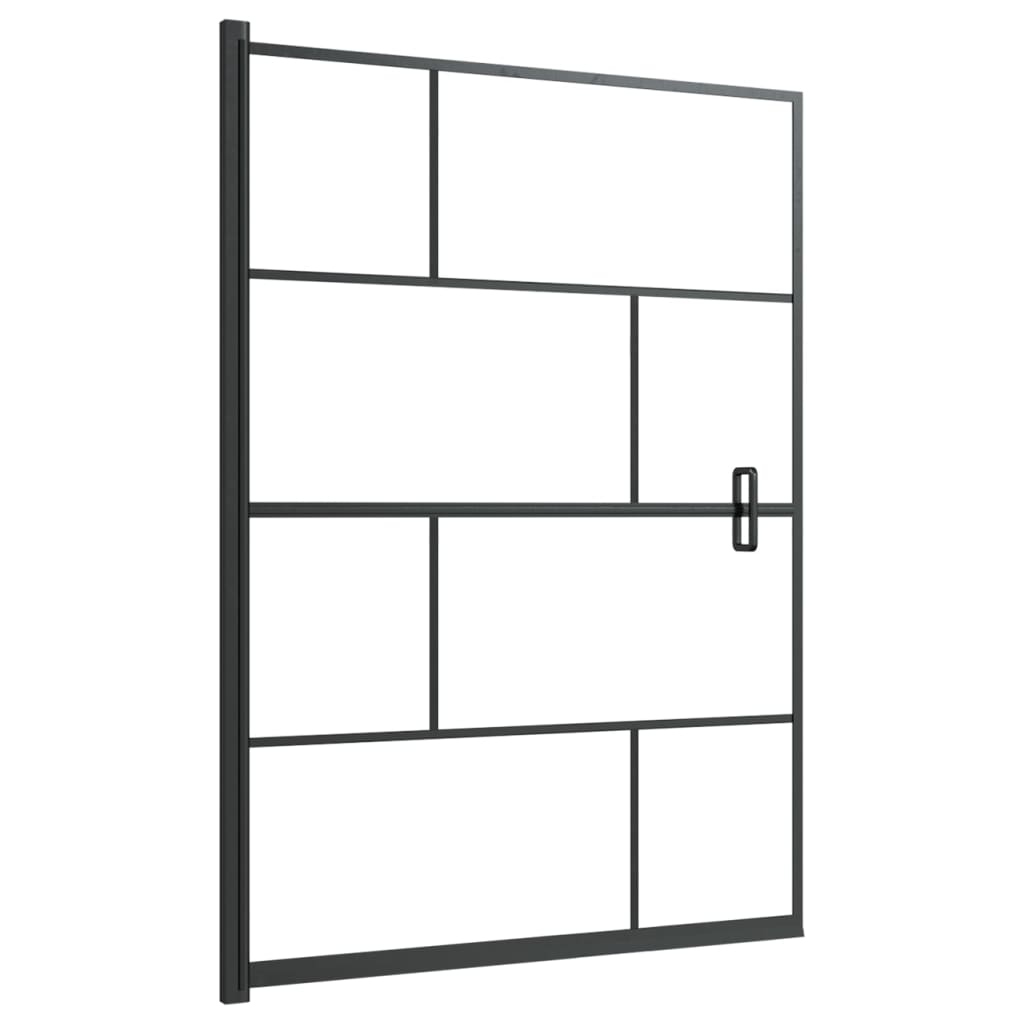 Douchewand Esg Zwart 100 x 140 cm