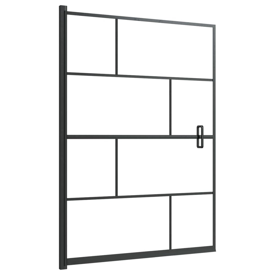 Douchewand Esg Zwart 100 x 140 cm