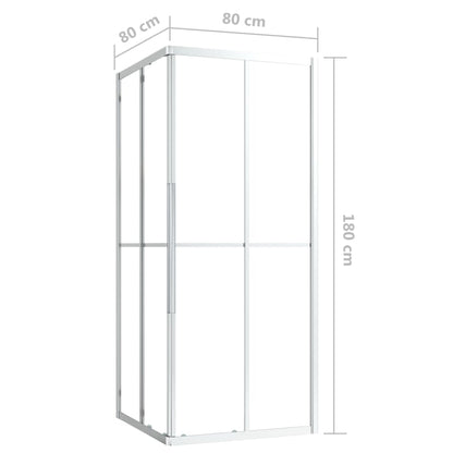 Douchecabine 80x80x180 cm ESG