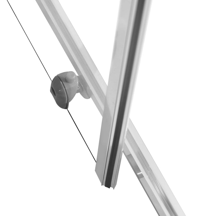 Douchecabine 90x70x180 cm ESG 90 x 70 x 180 cm Zilver
