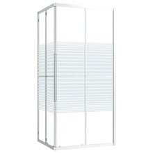 Douchecabine 90x70x180 cm ESG 90 x 70 x 180 cm Zilver en wit Doorzichtig