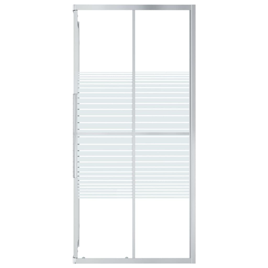 Douchecabine 90x70x180 cm ESG 90 x 70 x 180 cm Zilver en wit Doorzichtig