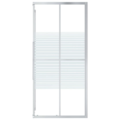 Douchecabine 90x70x180 cm ESG 90 x 70 x 180 cm Zilver en wit Doorzichtig
