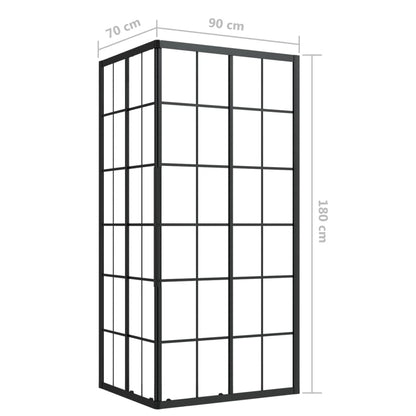 Douchecabine 90x70x180 cm ESG 90 x 70 x 180 cm