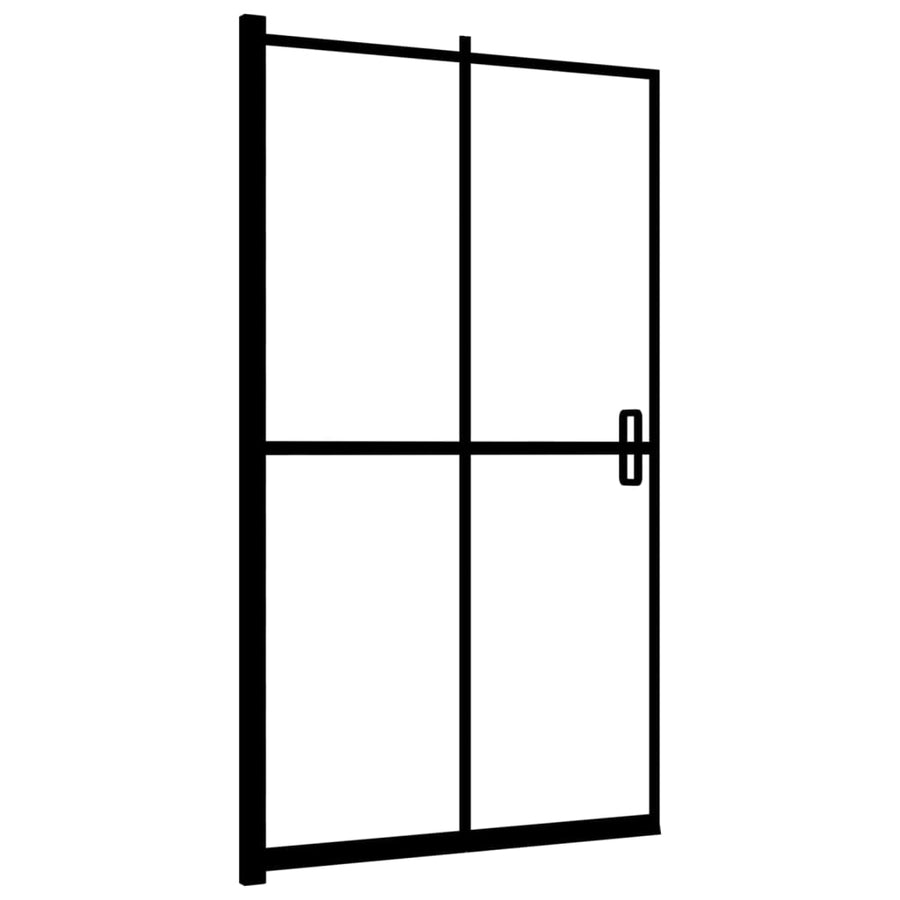 Douchewand Inklapbaar Esg Zwart 80 x 140 cm