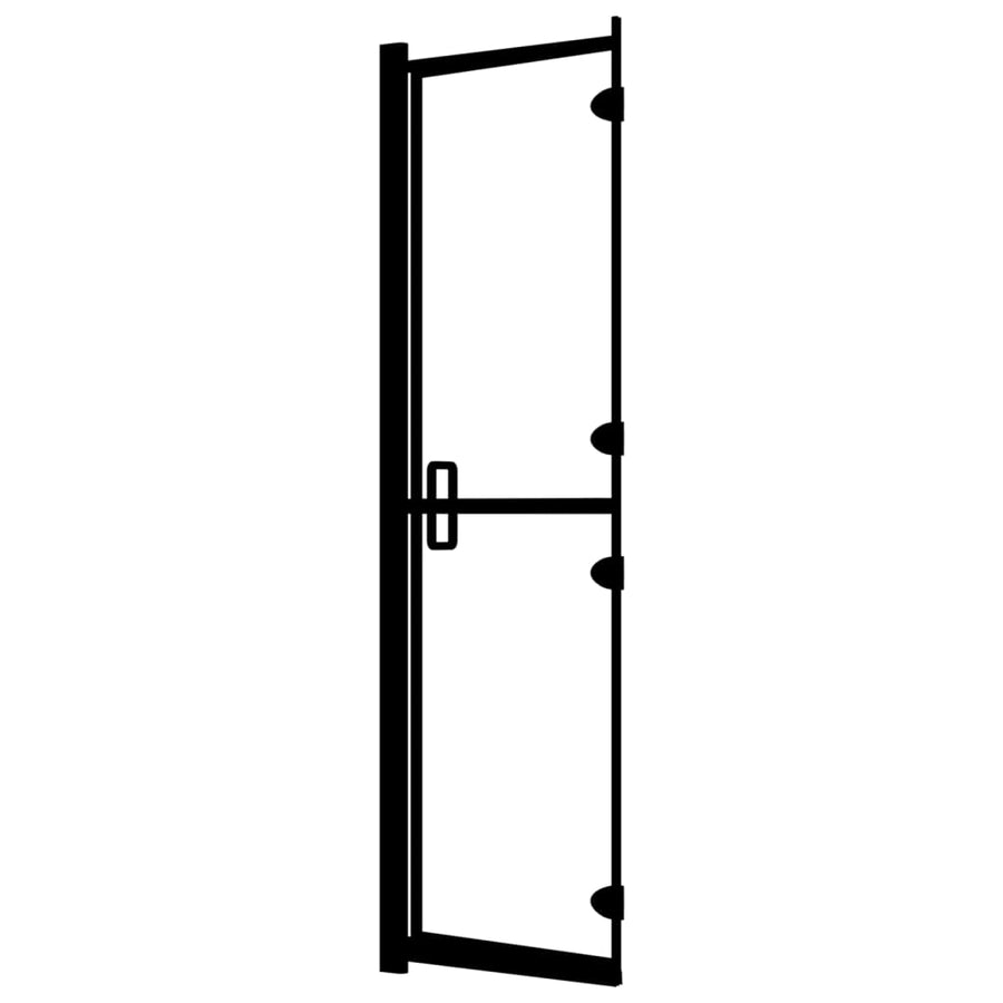 Douchewand Inklapbaar Esg Zwart 80 x 140 cm
