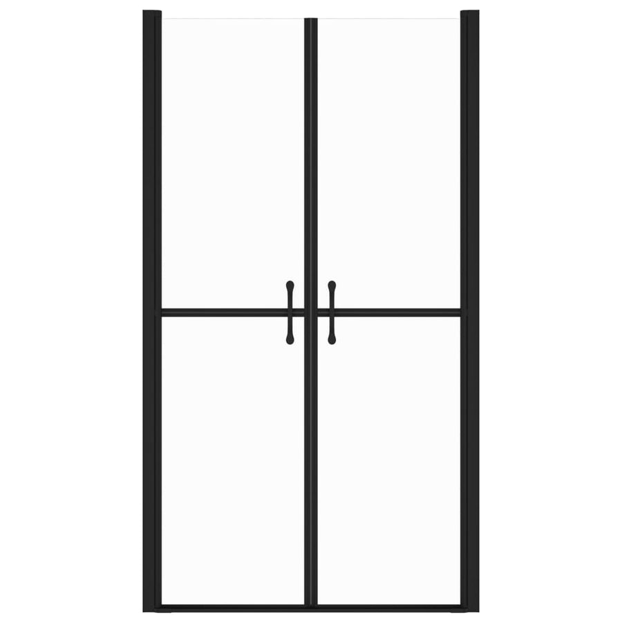 Douchedeur (83-86)x190 cm ESG transparant 86 x 190 cm Zwart Transparant
