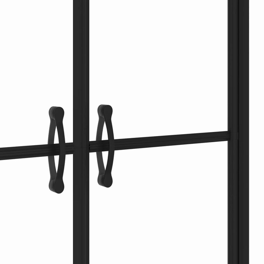 Douchedeur (83-86)x190 cm ESG transparant 86 x 190 cm Zwart Transparant