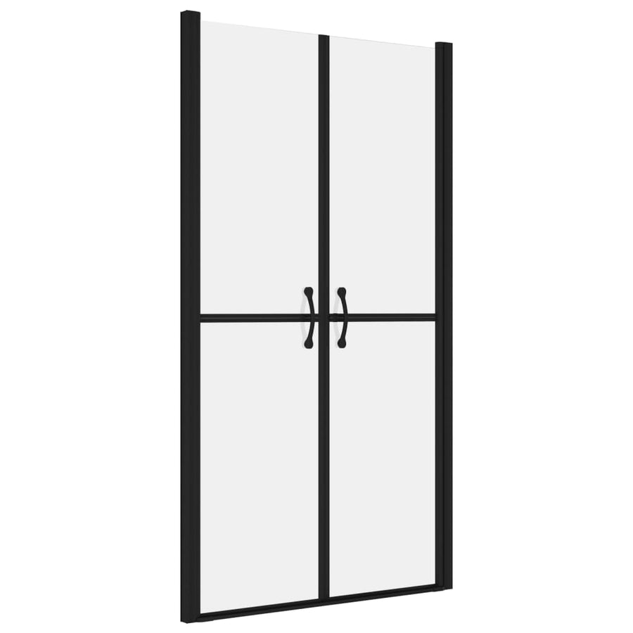 Douchedeur (73-76)x190 cm ESG mat 76 x 190 cm Zwart Mat
