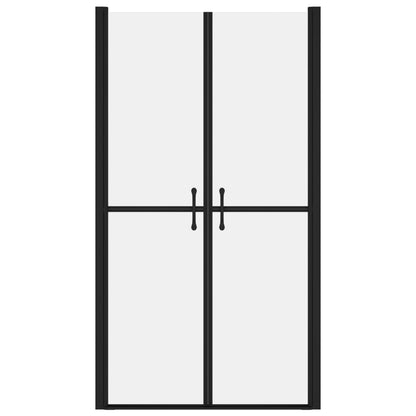 Douchedeur (73-76)x190 cm ESG mat 76 x 190 cm Zwart Mat