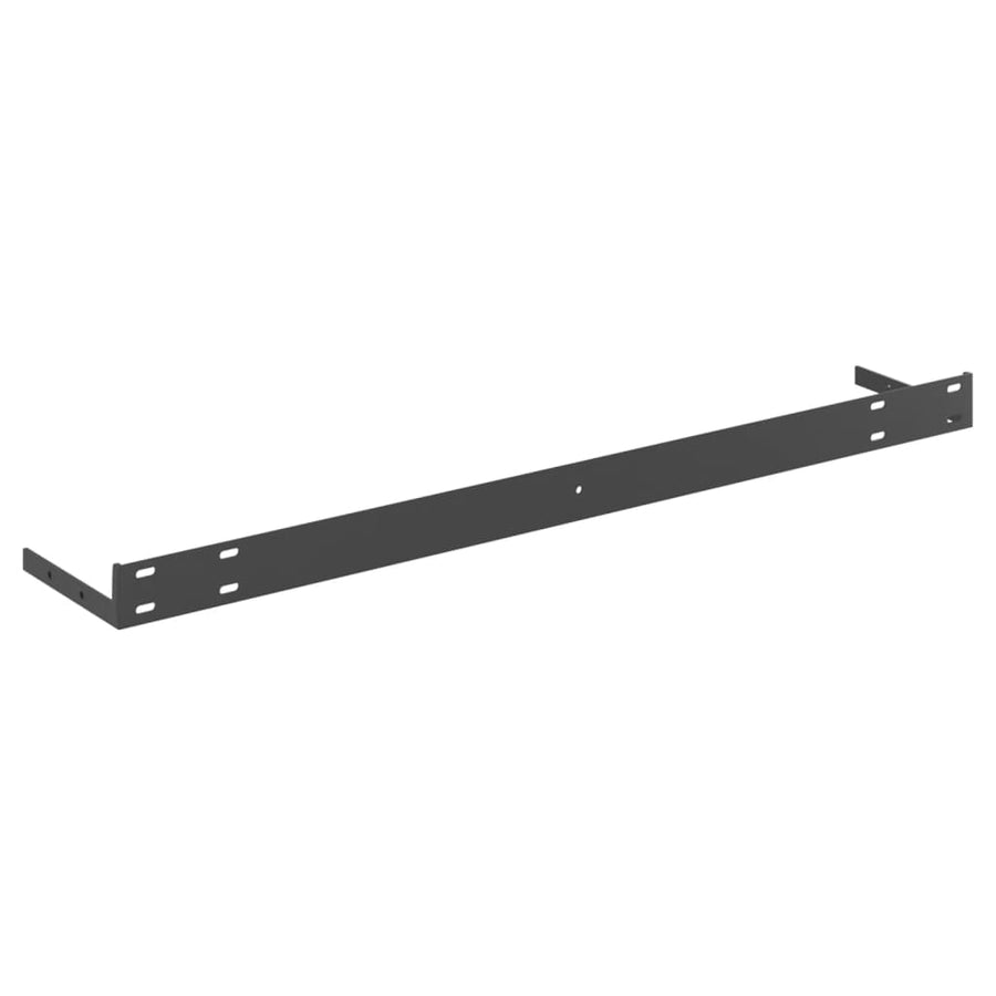 Wandschap Zwevend 80X23,5X3,8 Cm Mdf Kleurig En Eiken En Wit 1 80 x 23.5 x 3.8 cm