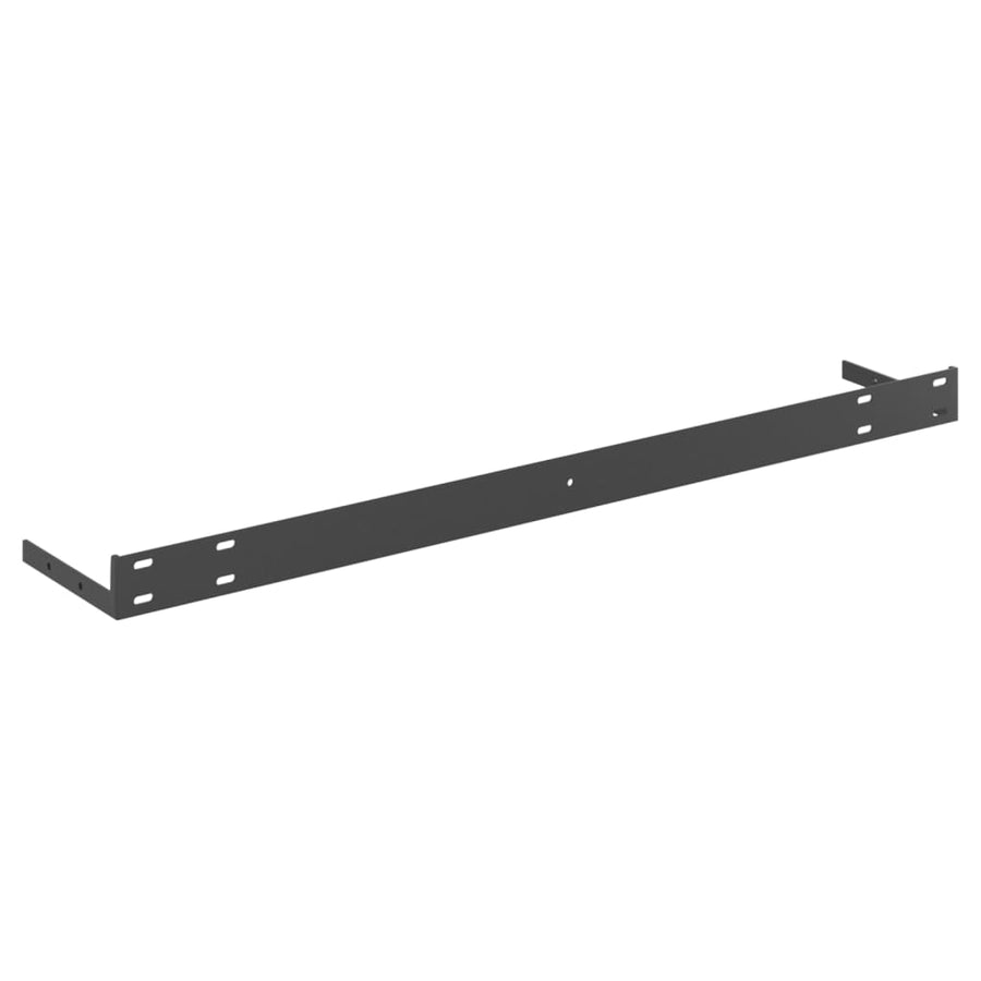 Wandschappen Zwevend 80X3,5X3,8 Cm Mdf Kleurig Eiken En Wit 2 80 x 23.5 x 3.8 cm