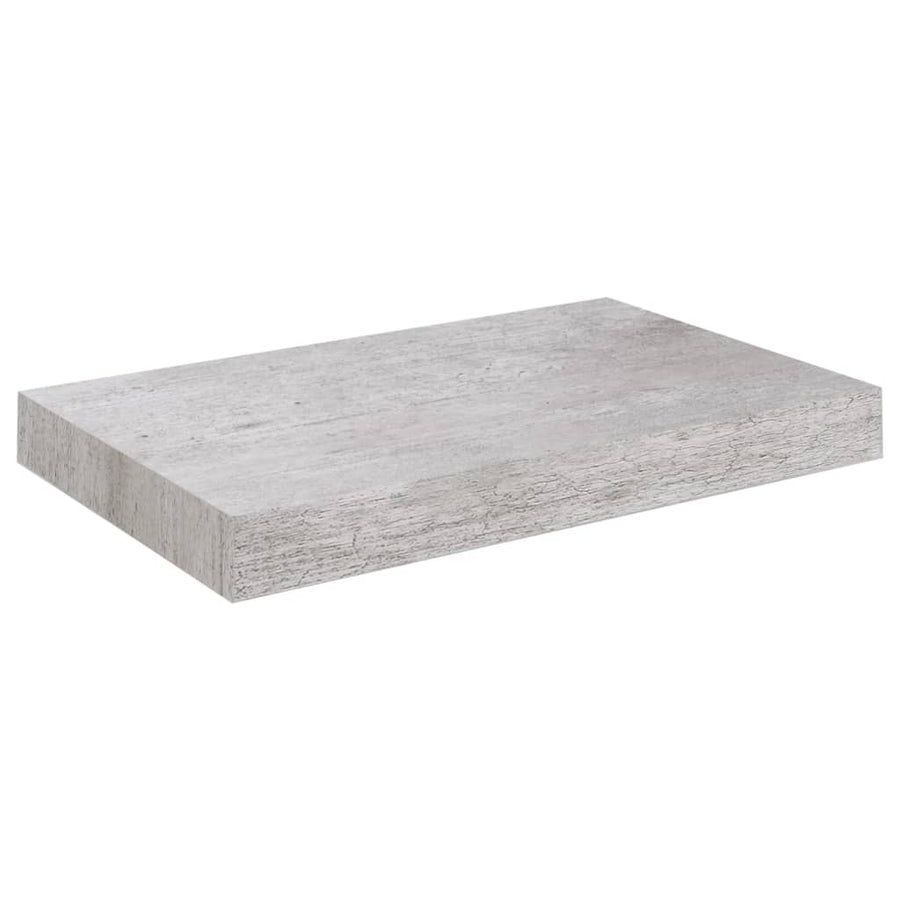 Wandschap Zwevend 23X23,5X3,8 Cm Mdf Betongrijs 1 23 x 23.5 x 3.8 cm