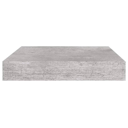 Wandschap Zwevend 23X23,5X3,8 Cm Mdf Betongrijs 1 23 x 23.5 x 3.8 cm