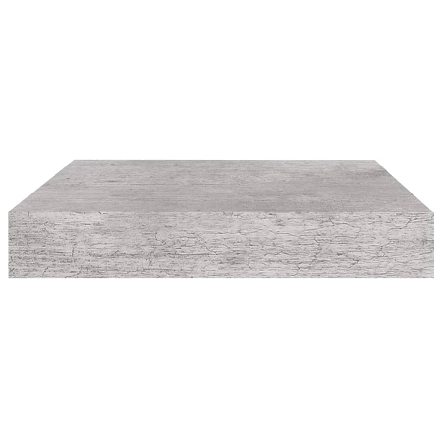 Wandschap Zwevend 23X23,5X3,8 Cm Mdf Betongrijs 1 23 x 23.5 x 3.8 cm
