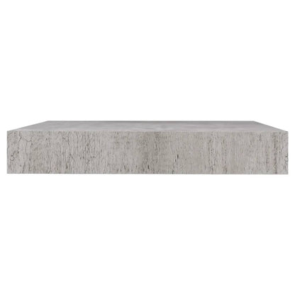 Wandschap Zwevend 23X23,5X3,8 Cm Mdf Betongrijs 1 23 x 23.5 x 3.8 cm