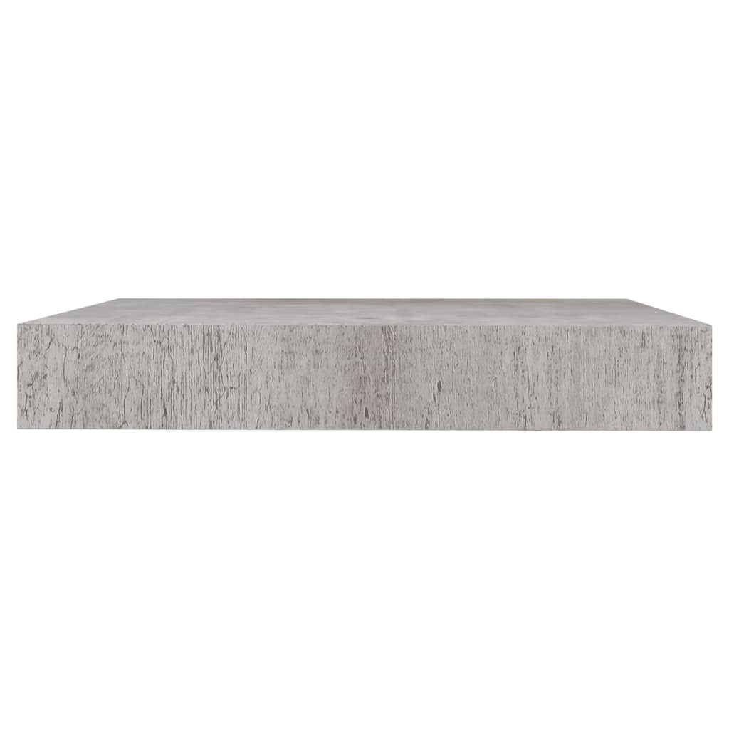 Wandschappen Zwevend 23X23,5X3,8 Cm Mdf Betongrijs 4 23 x 23.5 x 3.8 cm