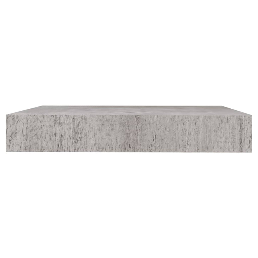Wandschappen Zwevend 23X23,5X3,8 Cm Mdf Betongrijs 4 23 x 23.5 x 3.8 cm
