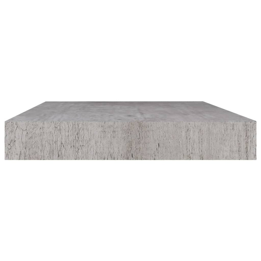 Wandschappen Zwevend 40X3X3,8 Cm Mdf Betongrijs 2 40 x 23 x 3.8 cm