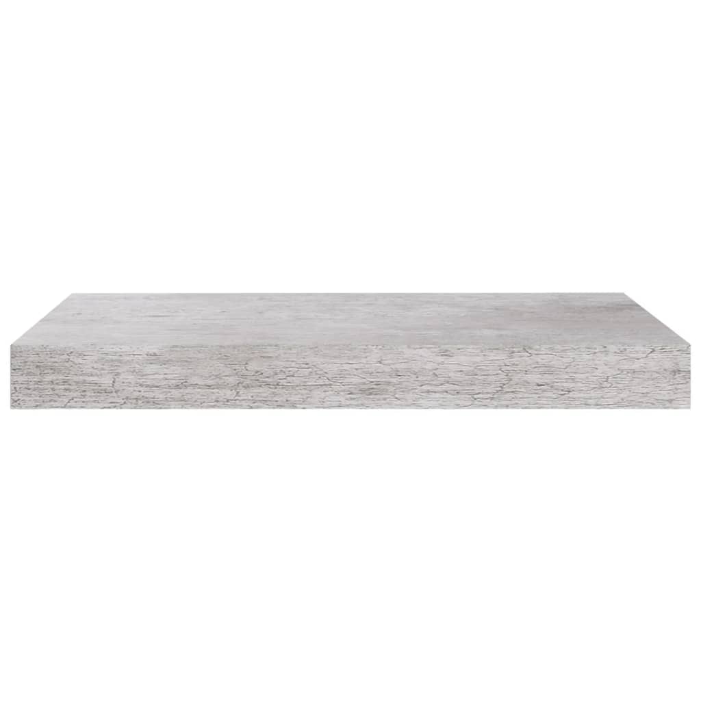 Wandschappen Zwevend 40X3X3,8 Cm Mdf Betongrijs 2 40 x 23 x 3.8 cm