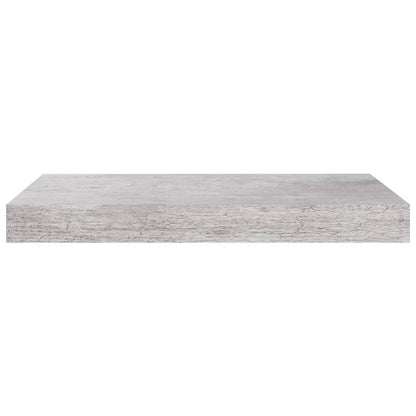 Wandschappen Zwevend 40X3X3,8 Cm Mdf Betongrijs 2 40 x 23 x 3.8 cm