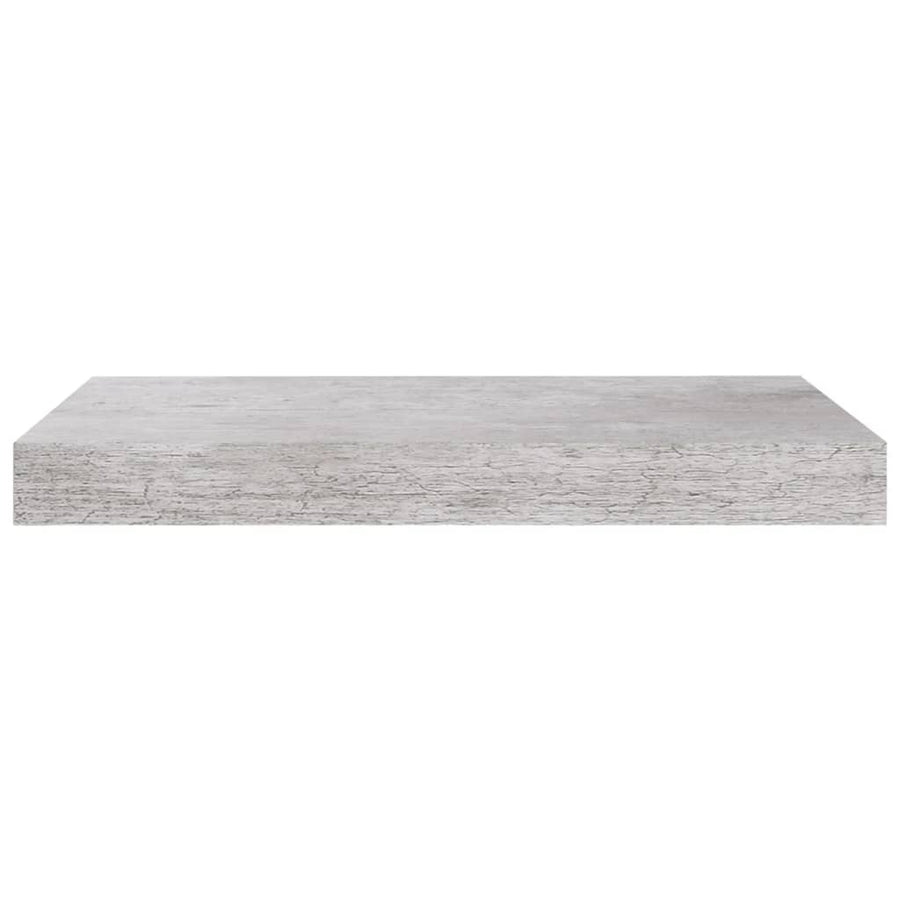 Wandschappen Zwevend 40X3X3,8 Cm Mdf Betongrijs 2 40 x 23 x 3.8 cm