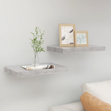 Wandschappen Zwevend 40X3X3,8 Cm Mdf Betongrijs 2 40 x 23 x 3.8 cm