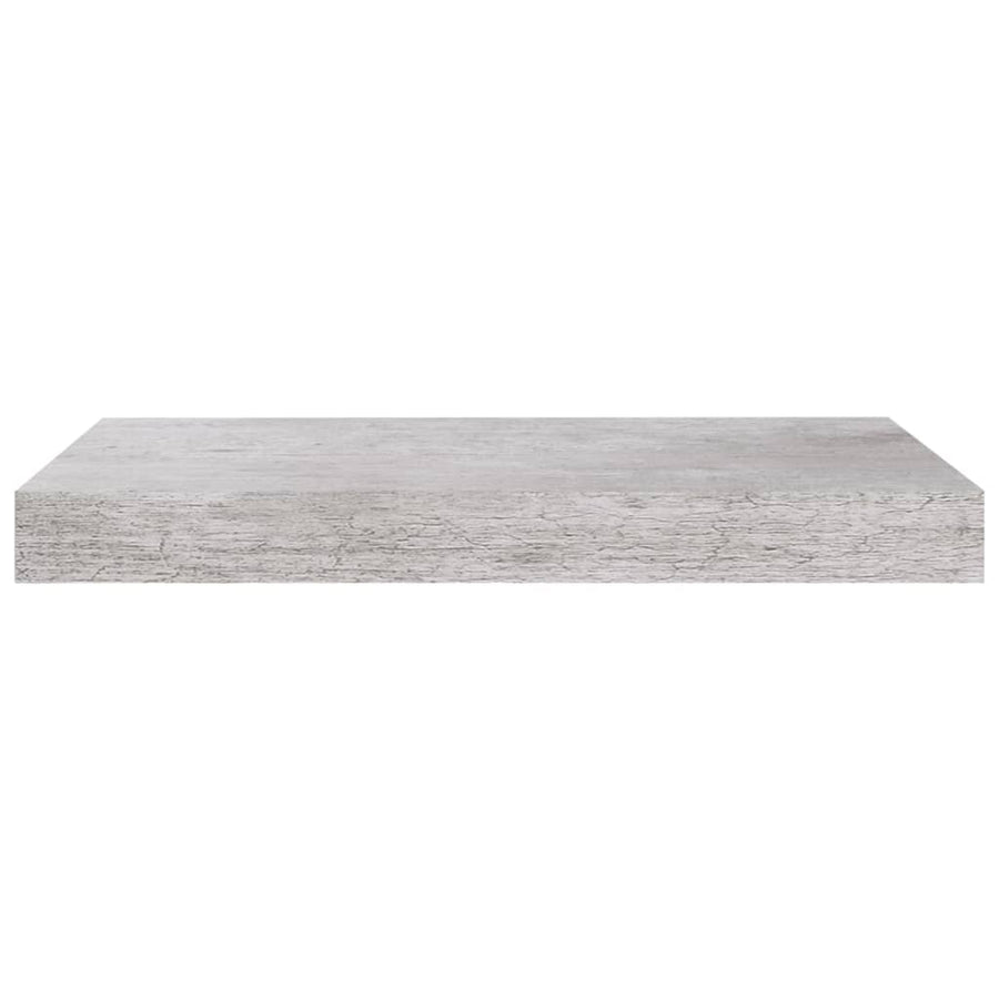 Wandschappen Zwevend 0X23X3,8 Cm Mdf Betongrijs 4 40 x 23 x 3.8 cm