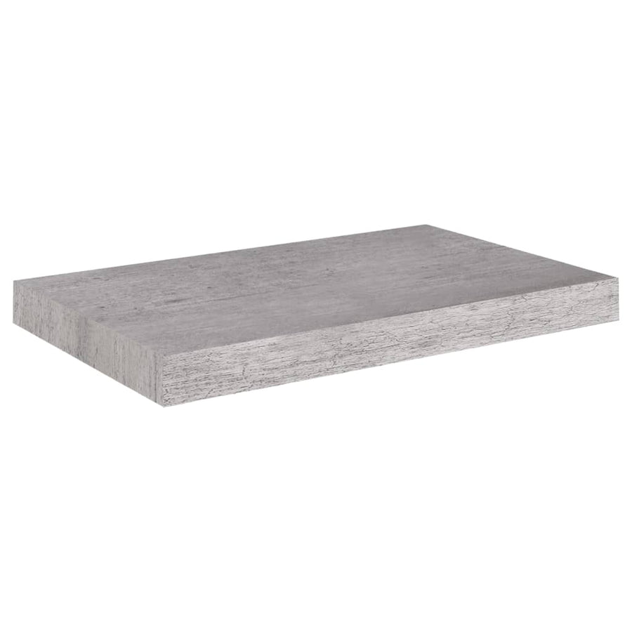 Wandschap Zwevend 50X23X3,8 Cm Mdf Betongrijs 1 50 x 23 x 3.8 cm