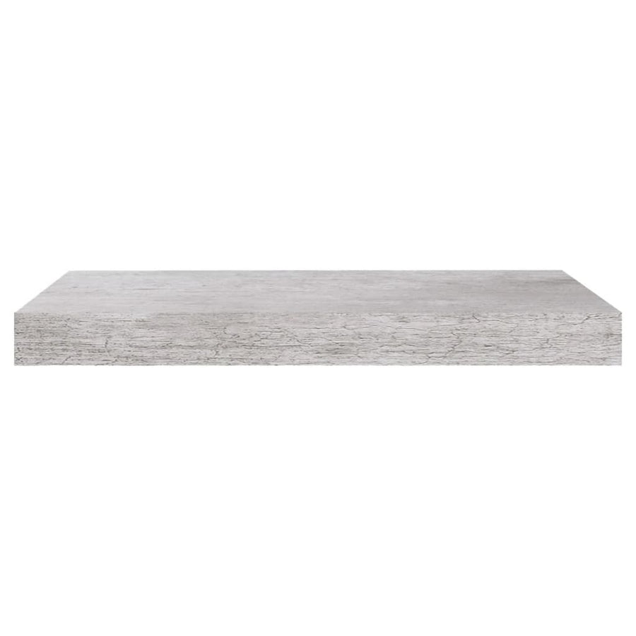 Wandschap Zwevend 50X23X3,8 Cm Mdf Betongrijs 1 50 x 23 x 3.8 cm