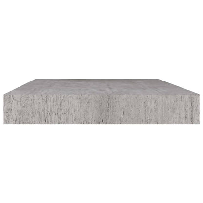 Wandschap Zwevend 50X23X3,8 Cm Mdf Betongrijs 1 50 x 23 x 3.8 cm