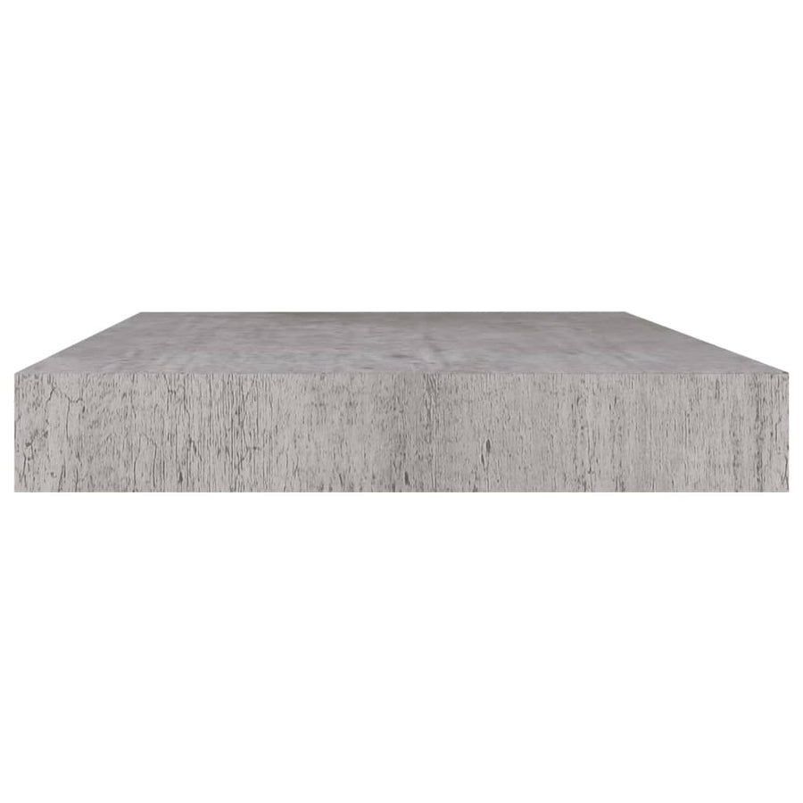 Wandschap Zwevend 50X23X3,8 Cm Mdf Betongrijs 1 50 x 23 x 3.8 cm