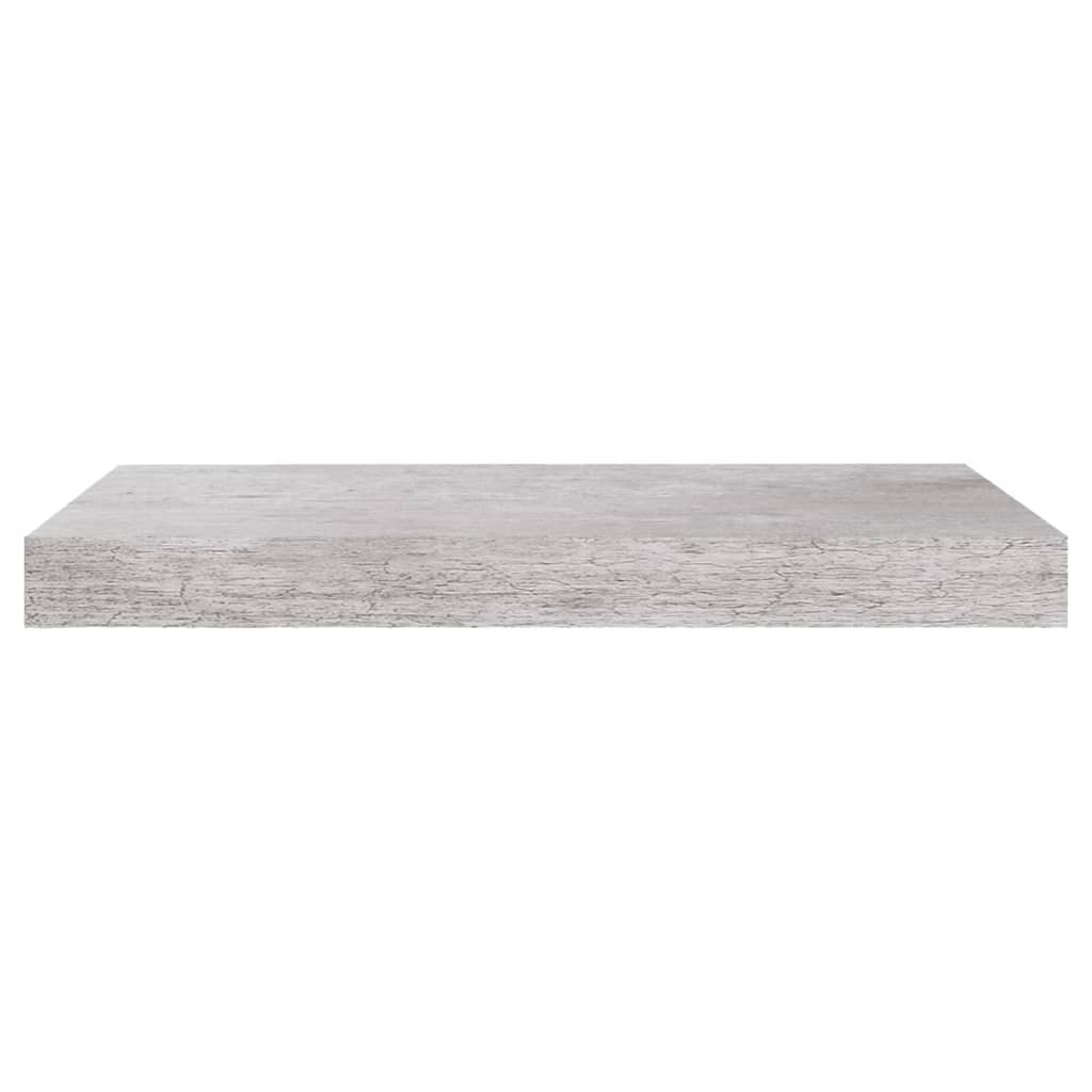 Wandschappen Zwevend 50X3X3,8 Cm Mdf Betongrijs 2 50 x 23 x 3.8 cm