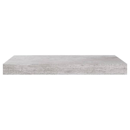 Wandschappen Zwevend 50X3X3,8 Cm Mdf Betongrijs 2 50 x 23 x 3.8 cm