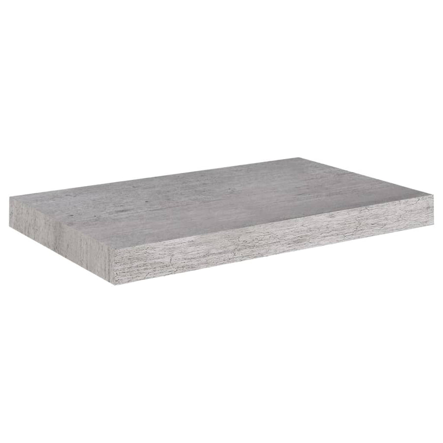 Wandschappen Zwevend 50X23X3,8 Cm Mdf Betongrijs 4 50 x 23 x 3.8 cm
