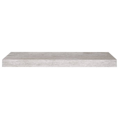 Wandschap Zwevend 60X23,5X3,8 Cm Mdf Betongrijs 1 60 x 23.5 x 3.8 cm