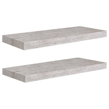 Wandschappen Zwevend 60X3,5X3,8 Cm Mdf Betongrijs 2 60 x 23.5 x 3.8 cm