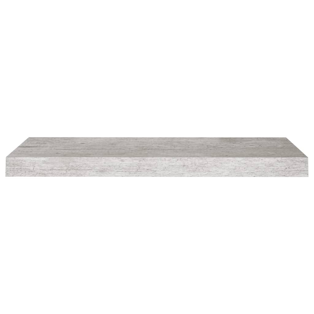 Wandschappen Zwevend 60X3,5X3,8 Cm Mdf Betongrijs 2 60 x 23.5 x 3.8 cm
