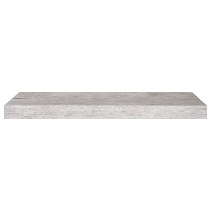 Wandschappen Zwevend 60X3,5X3,8 Cm Mdf Betongrijs 2 60 x 23.5 x 3.8 cm
