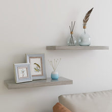 Wandschappen Zwevend 60X3,5X3,8 Cm Mdf Betongrijs 2 60 x 23.5 x 3.8 cm