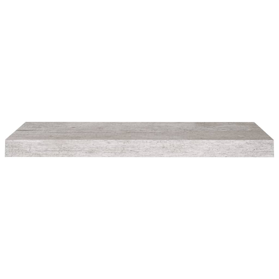 Wandschappen Zwevend 60X23,5X3,8 Cm Mdf Betongrijs 4 60 x 23.5 x 3.8 cm
