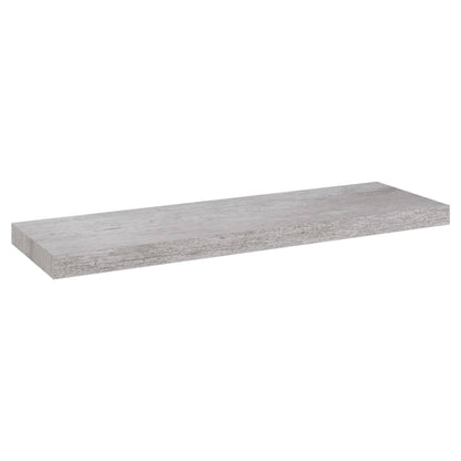Wandschap Zwevend 80X23,5X3,8 Cm Mdf Betongrijs 1 80 x 23.5 x 3.8 cm