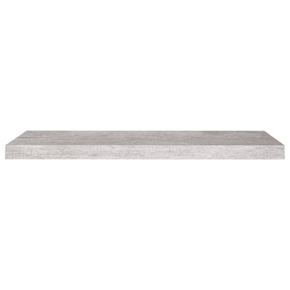 Wandschappen Zwevend 80X23,5X3,8 Cm Mdf Betongrijs 4 80 x 23.5 x 3.8 cm